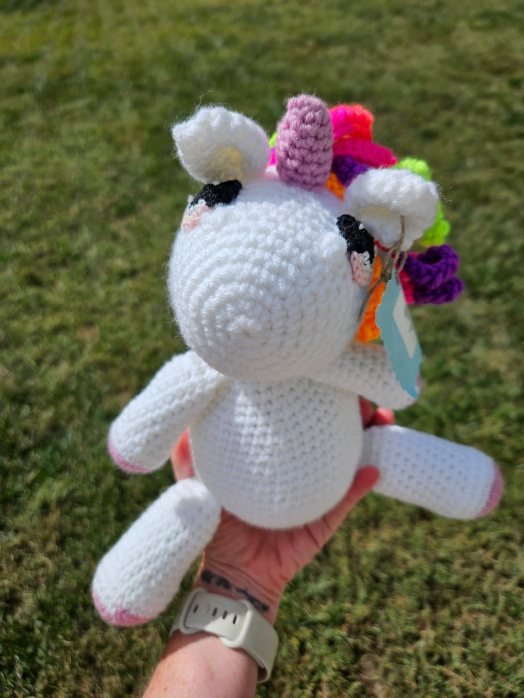 Handmade Crochet Unicorn Plush