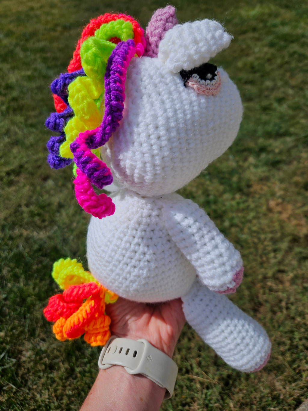 Handmade Crochet Unicorn Plush